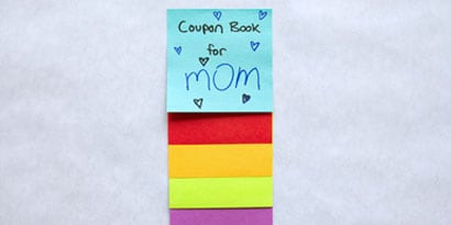 Create a coupon book