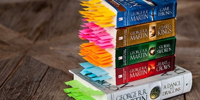 When most people read A Song of Ice and Fire
