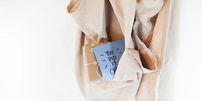 leave one more note on the present so they know it’s done.