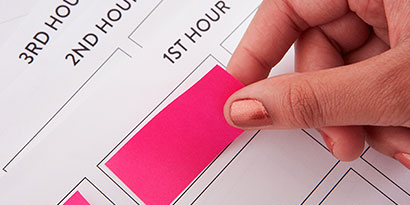 place them on your printed chart