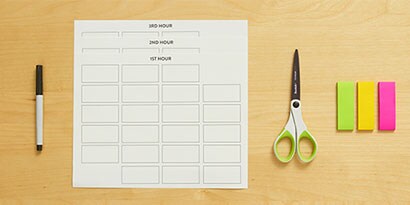 Seating Chart Supplies
