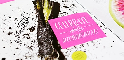 molly Jacques post-it accomplishments