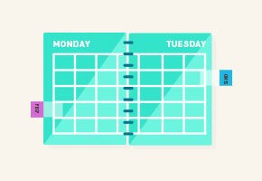 The work day—organized and under control