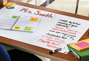 post it dry erase surface instant whiteboard post it brand
