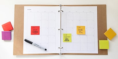 Get a 2016 calendar before this year is over and mark it with 2015 memories
