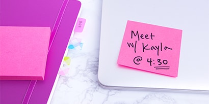 Tips for Managing a Busy Schedule - remind yourself to follow through